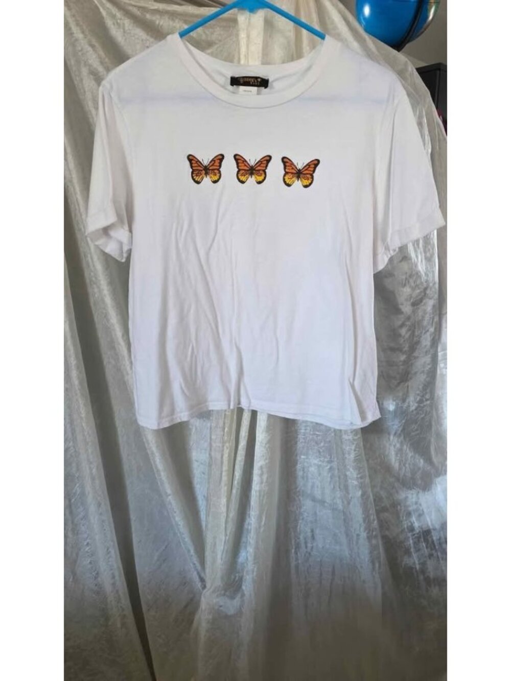 Queen Bees Butterfly T Shirt Women's  sz large